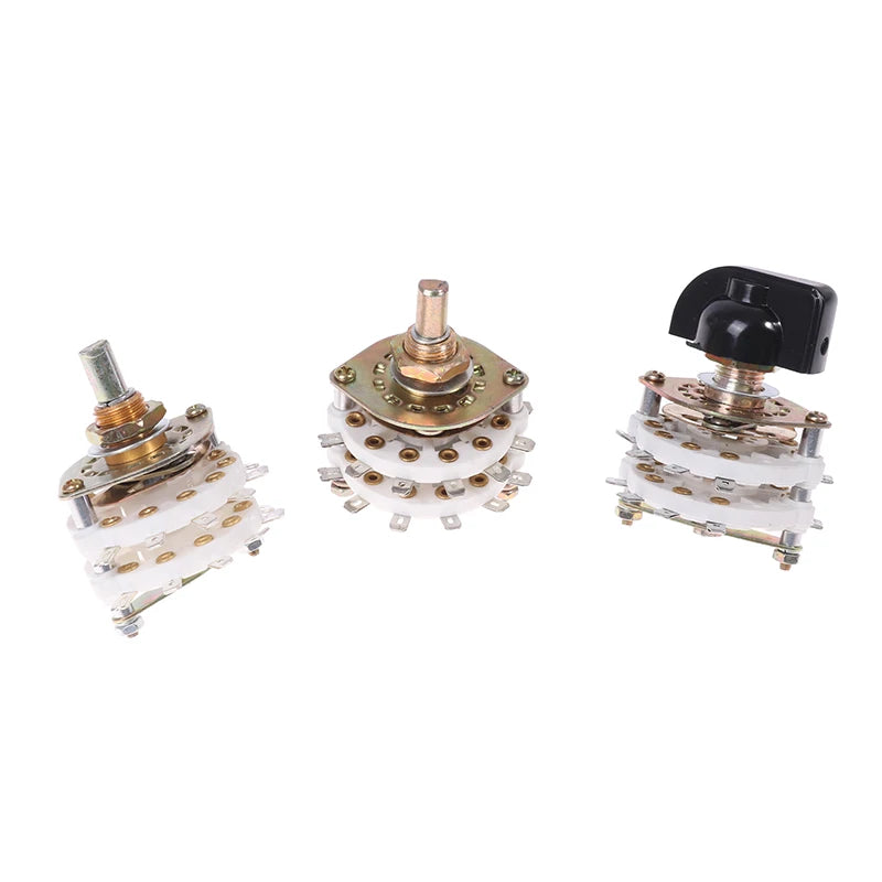 New 2 Pole 6/7/8/9/10 Position 4 Pole 3/5 Position With Channel Rotary Switch Selector With Cap Channel Selector Rotary Switch Oasis Select