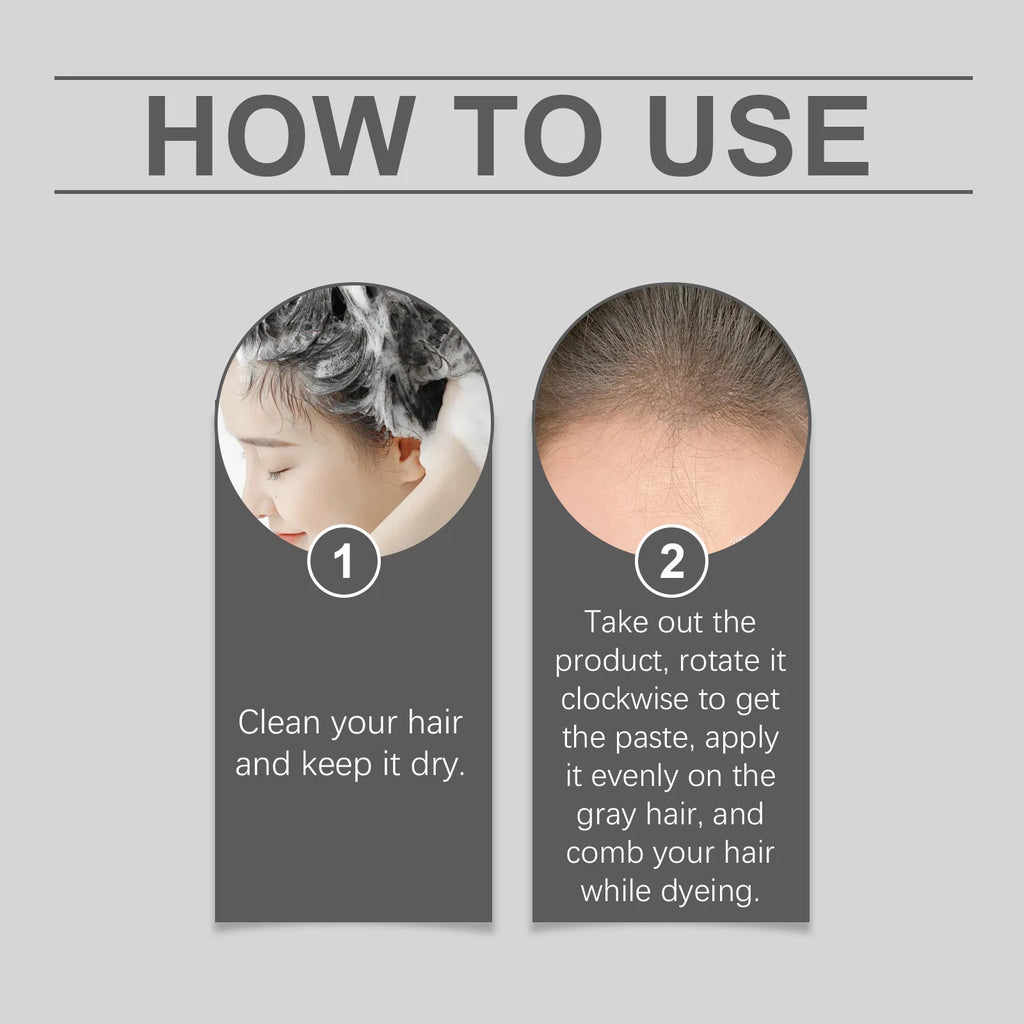HOEGOA Temporary Hair Color Stick – Gray Root Concealer Temporary Hair Color Oasis Select
