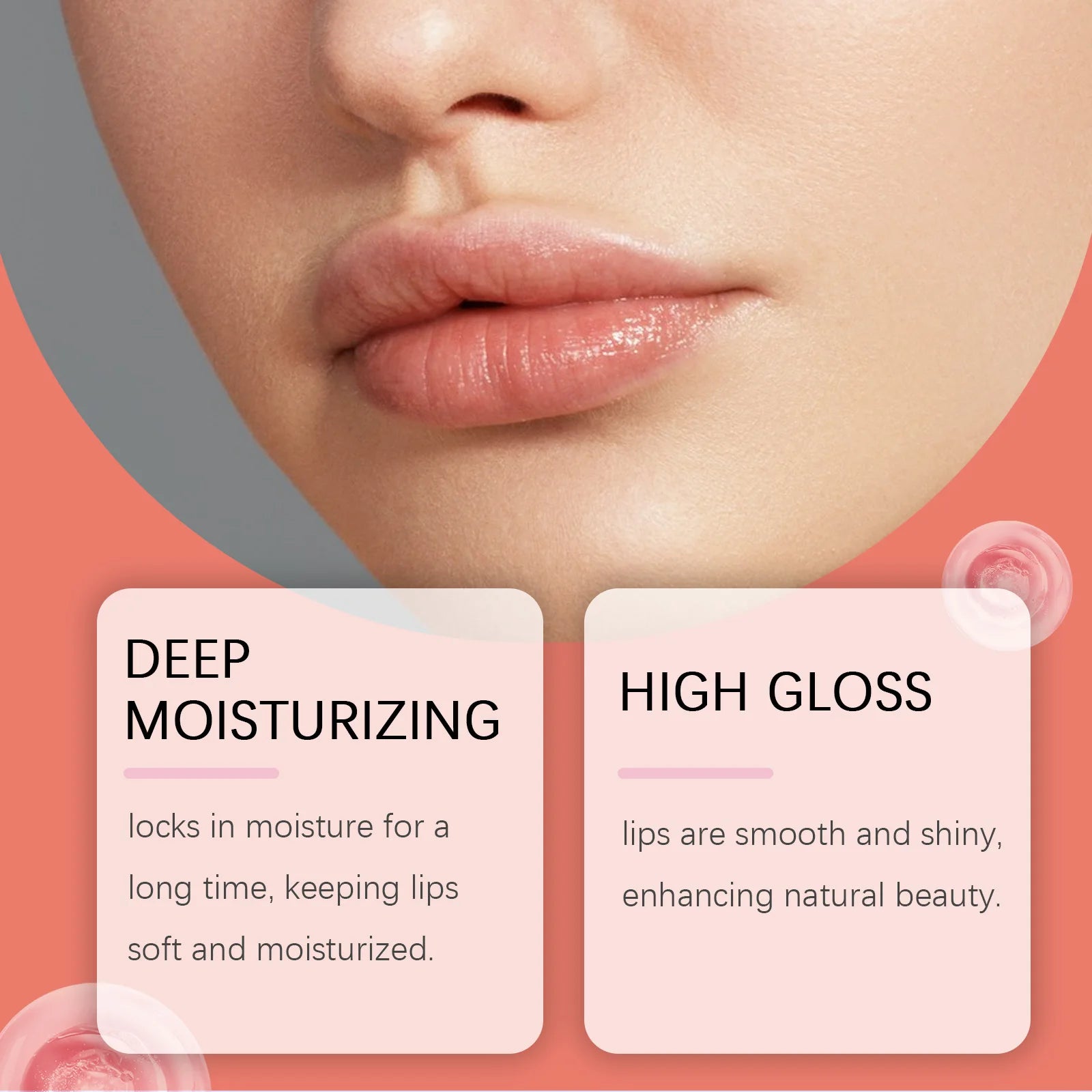 Moisturizing lip balm original lip oil gloss care lip plumping exfoliating pink plumping gloss oil Oasis Select