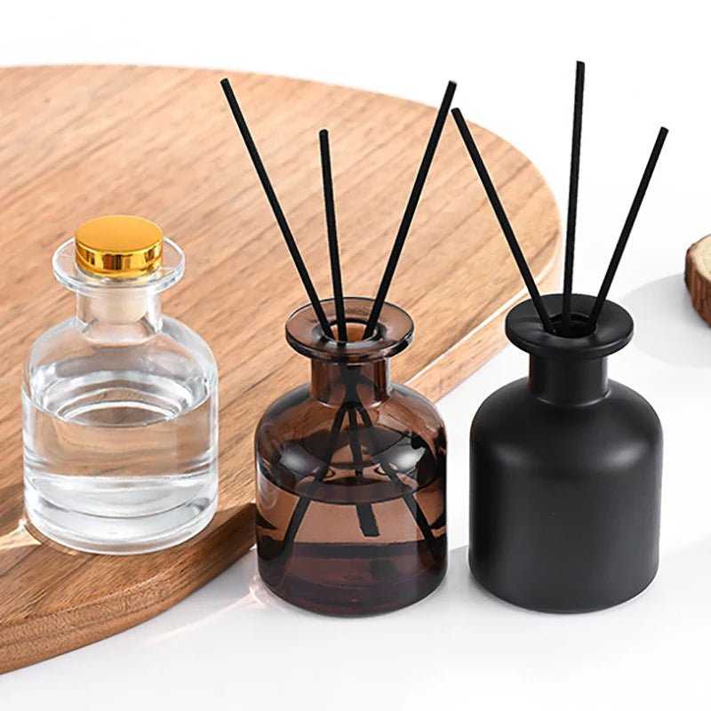 50ml Home Fragrance Diffuser Bottle Glass Aromatherapy Bottle Diffusers Sticks Big Belly Bottle Reed Diffuser Essential Bottle Oasis Select