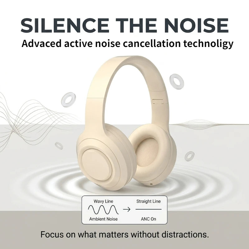 M5 Over Ear HIFI Stereo Headsets Wireless Bluetooth 5.3 Headphones Sports Gaming Earphones Support TF/AUX noise reduction Oasis Select