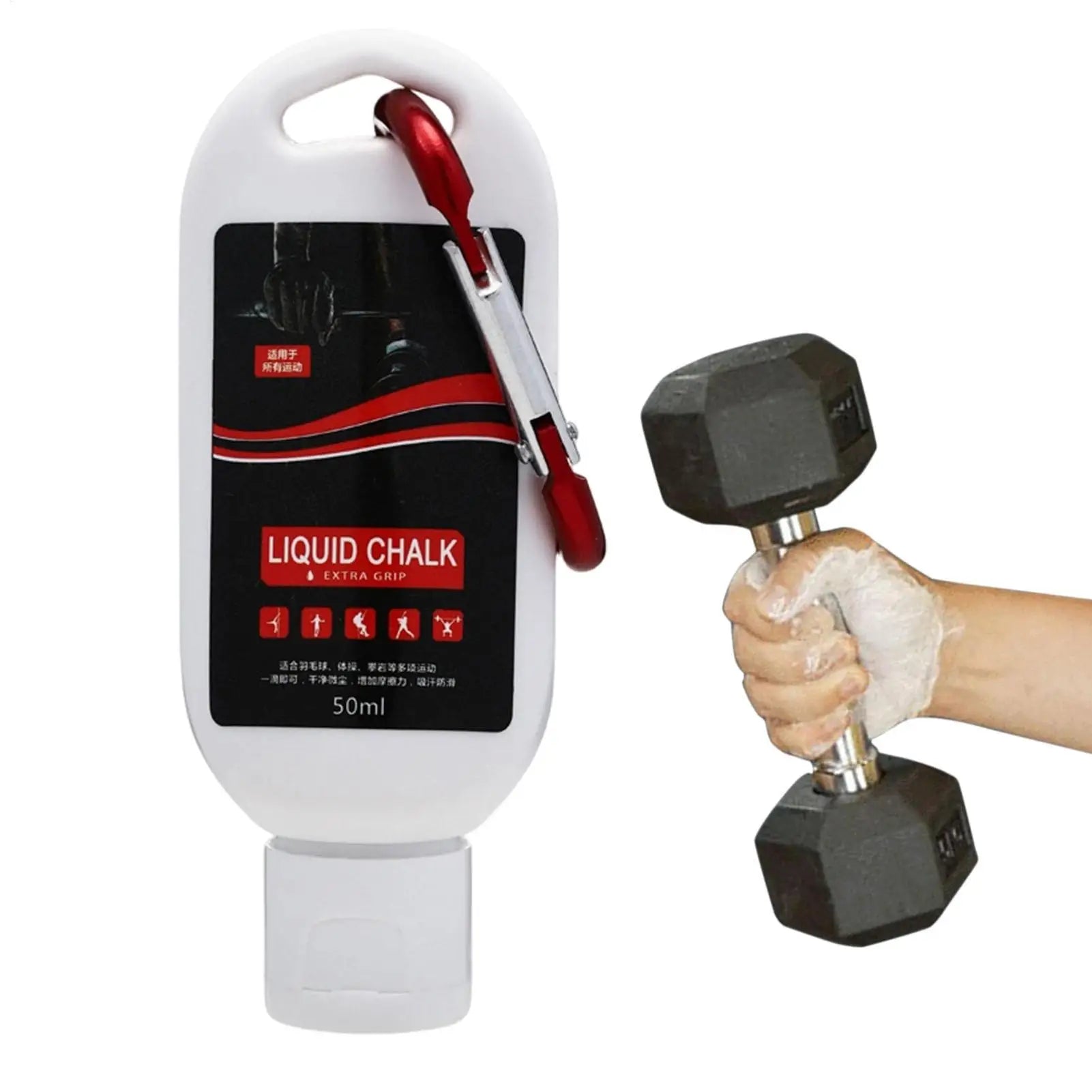 30ml/50ml/100ml Liquid Magnesium Powder Sweat-Resistant Workout Powder Anti-slip Cream Grip Weight Lifting Climbing Gym Sports Oasis Select