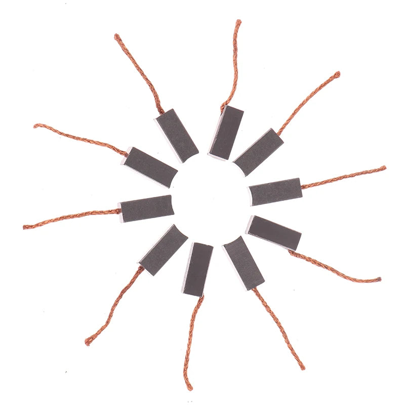Hot Sale 10pcs 8*8*20mm Carbon Brush For Automobile Heater Blower Fan Air-blower Oasis Select