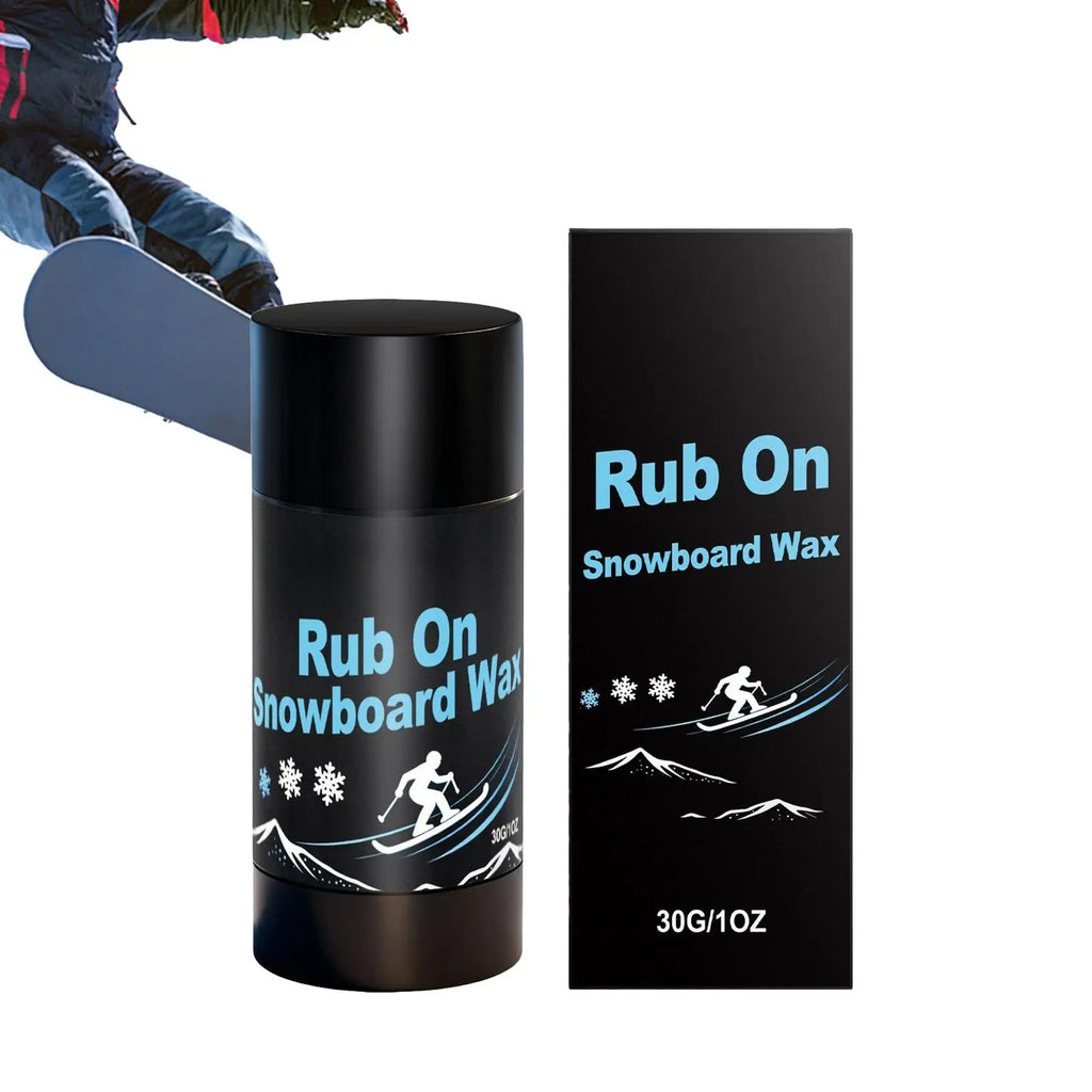 Rub on Snowboard Wax 30g Portable Reduce Friction Waxing Accessories Ski Base Wax for Indoor Outdoor Home Park Winter Sports Oasis Select