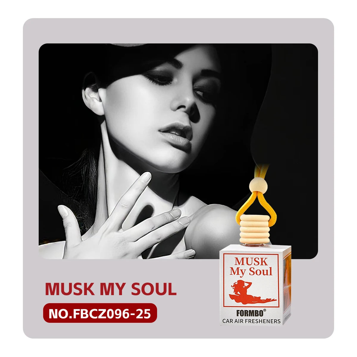 FORMBO Car Air Freshener – Lasting Fragrance & Deodorizer Car Air Freshener Oasis Select 096 MUSK MY SOUL