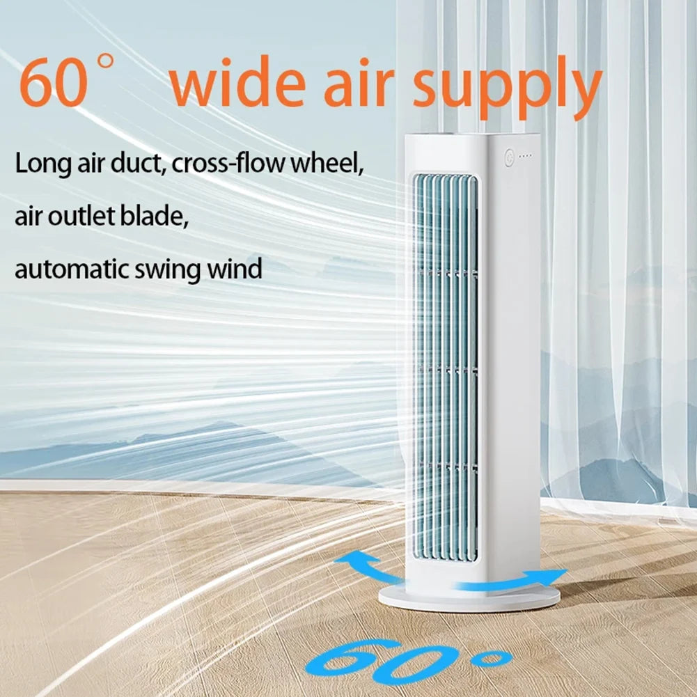 Bladeless Silent Fan 3000mAh Rechargeable – 3-Speed Cooling Bladeless Cooling Fan Oasis Select
