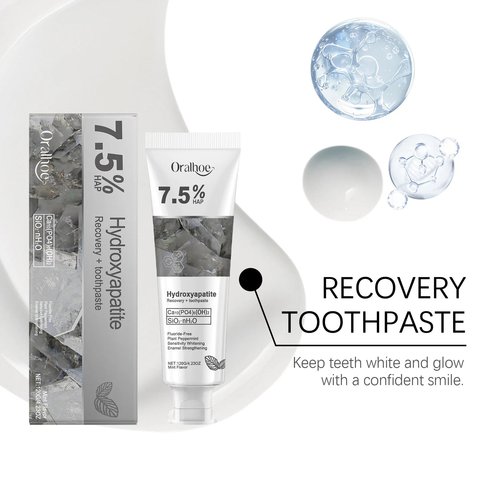 Orahoe Dental Care Toothpaste Keep Fresh Improve Bad Breath Deeply Cleaning Prevent Caries Shiny Teeth Brightening Toothpastes Oasis Select