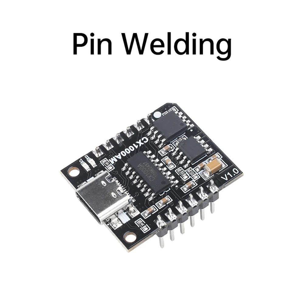 CX1000AM Voice Chip Module Serial MP3 Microcontroller Control Triggers Voice Broadcast Custom Audio Module DC3.3~5.2V Oasis Select Pin Welding