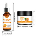 Ottilavie Turmeric & VC Cream+Serum Skincare Duo Set, ace/Neck/Body,Unisex,All Skin Types, Lightweight Daily,Non-greasy Oasis Select 50g50ml