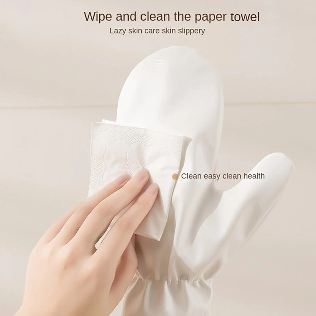 1PC Body Lotion Glove Self-Tanning Mitt Reusable Prevents Sticky Hands Applicator Quick Dry Flocking Glove Makeup Applicator Oasis Select