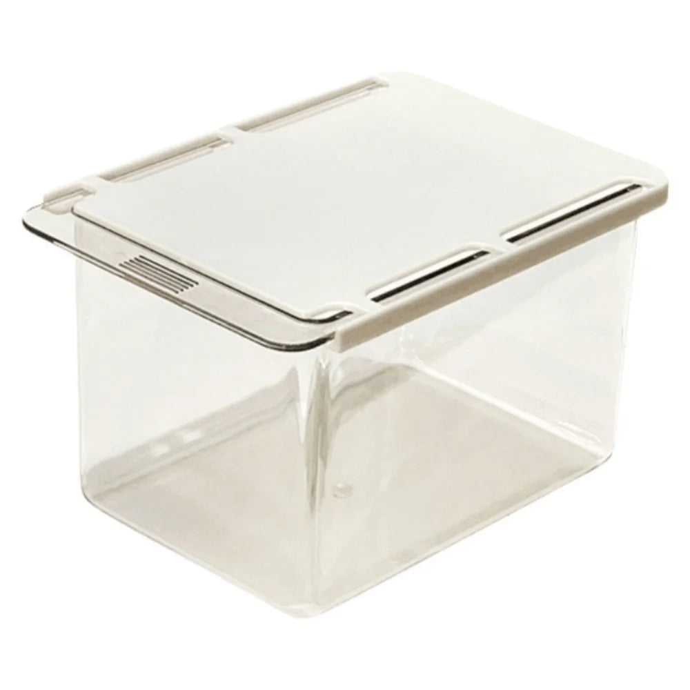 Transparent Bathroom Cotton Stick Makeup Cotton Bathroom Pull-Out Storage Drawer Style Storage Box Under The Mirror Cabinet Oasis Select 12x8x8