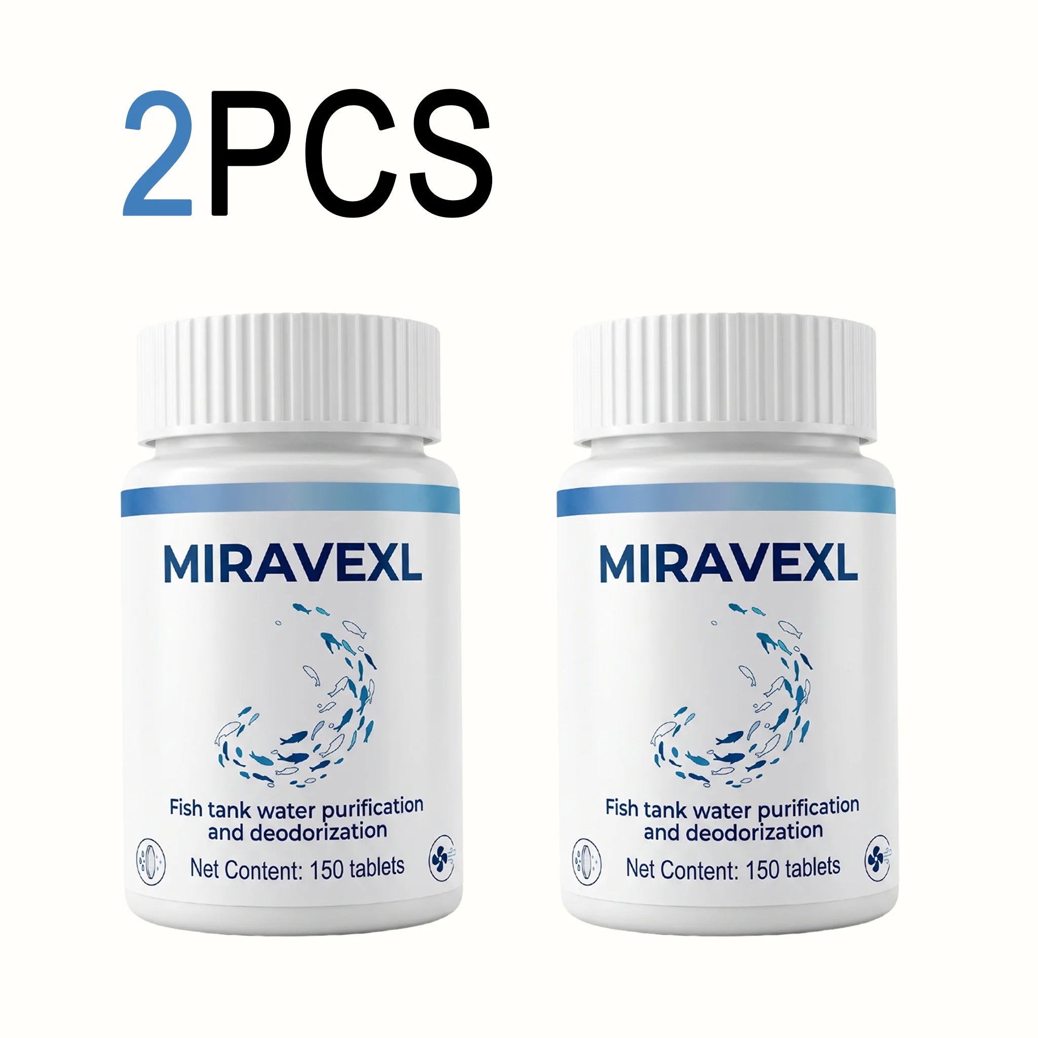Aquarium Water Clarifying Tablets for Cleaning & Purification, Removes Odors & Cloudiness, Safe for All Fish & Aquatic Plants Oasis Select 2PCS