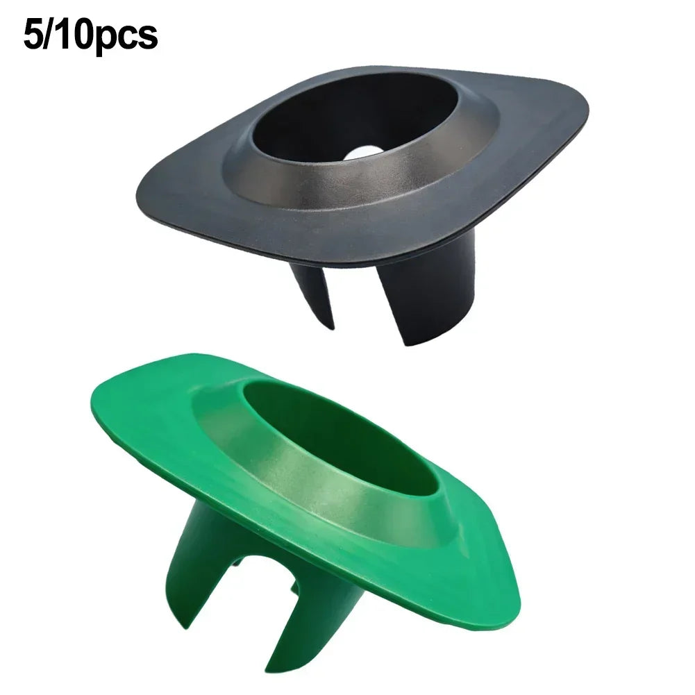 Green PVC Sprinkler Head Guard Protector For Lawn Irrigation System Damage Prevention And Grass Trimming Disc 5 Or 10 Pcs Oasis Select