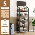 Multi-layer removable supermarket snack shelves cart convenience store checkout page home storage shelves Oasis Select 5-60CM black