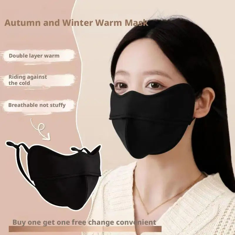 Winter Warm Cycling Mask 5D fishbone design contours to the face, effectively blocking wind and cold, and enhancing warmth. Oasis Select