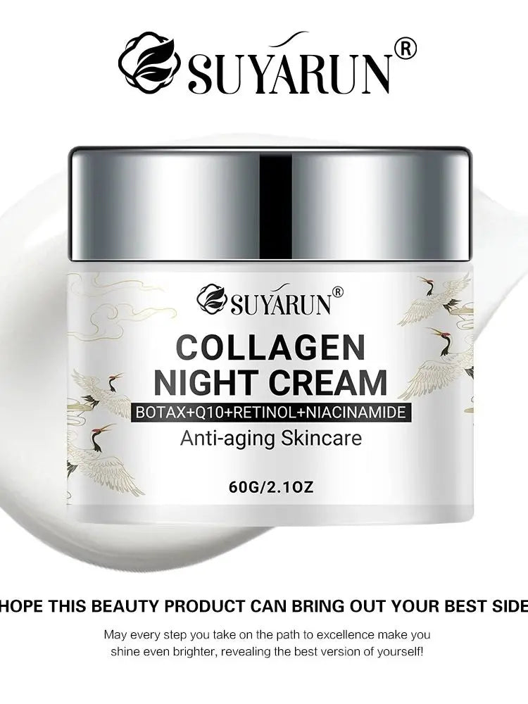 SUYARUN Night Repair Cream – Collagen, Niacinamide & Ginger Night Repair Cream Oasis Select 60g