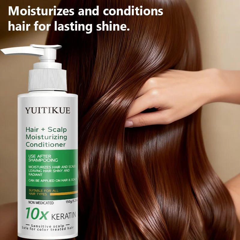 YUITIKUE 10X Keratin Conditioner – Moisturize & Repair Dry Hair