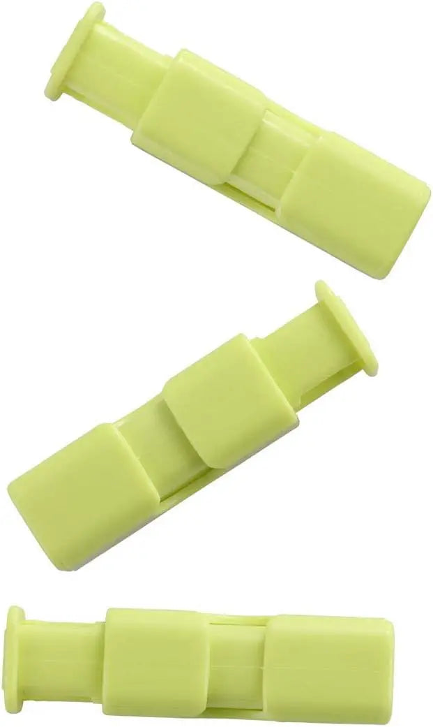 3pcs Reusable Food Bag Clips, for sealing snacks, chips, plastic bags, dried goods, kitchen supplies, locks in freshness Oasis Select Green-3pcs