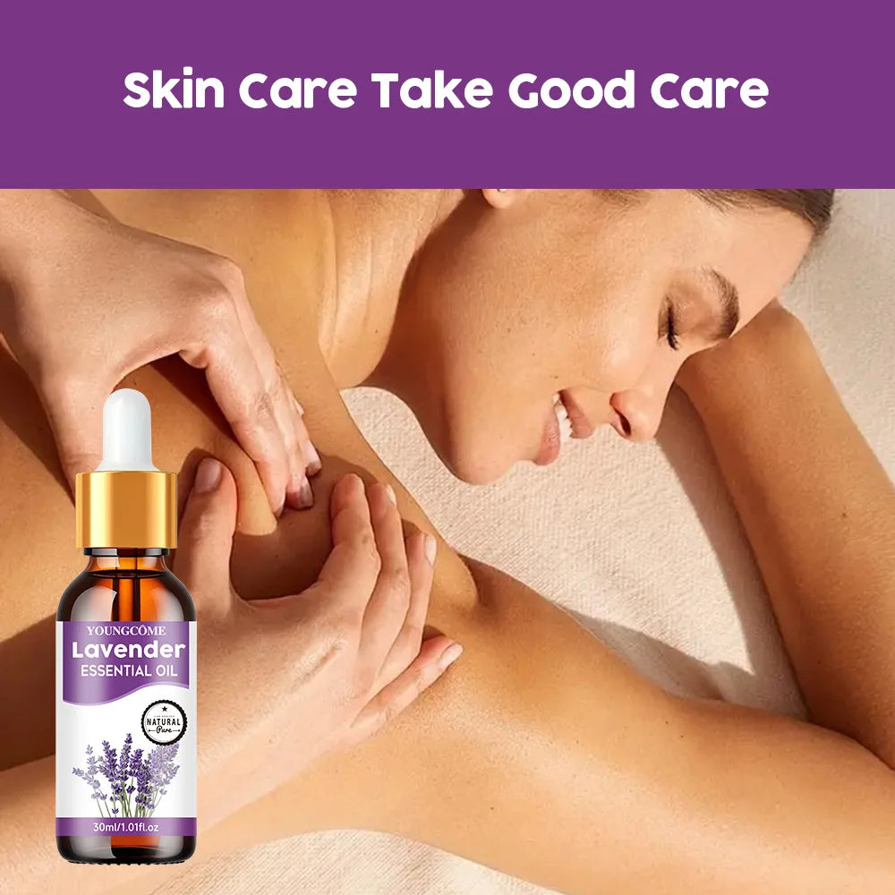 Lavender Extract Hair Oil Joint Massage Oil Grapefruit and Lavender Massage Oil, Moisturizing Body Oil Body Care Skincare new Oasis Select