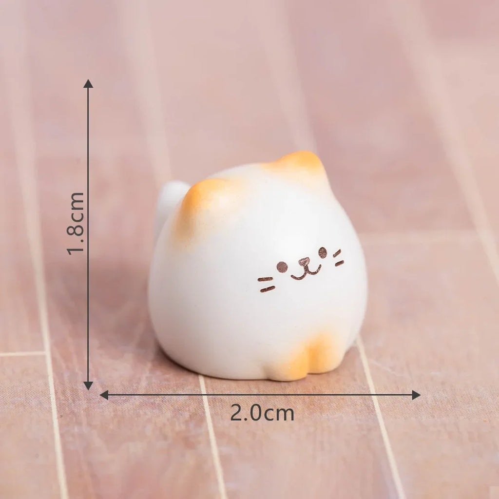 Mini Cats Ornament Fairy Garden Kitten Statue Gift Kids Children Baby Room Decoration Toys Miniature Figurines Home Decor Oasis Select Style6 Kitten s family