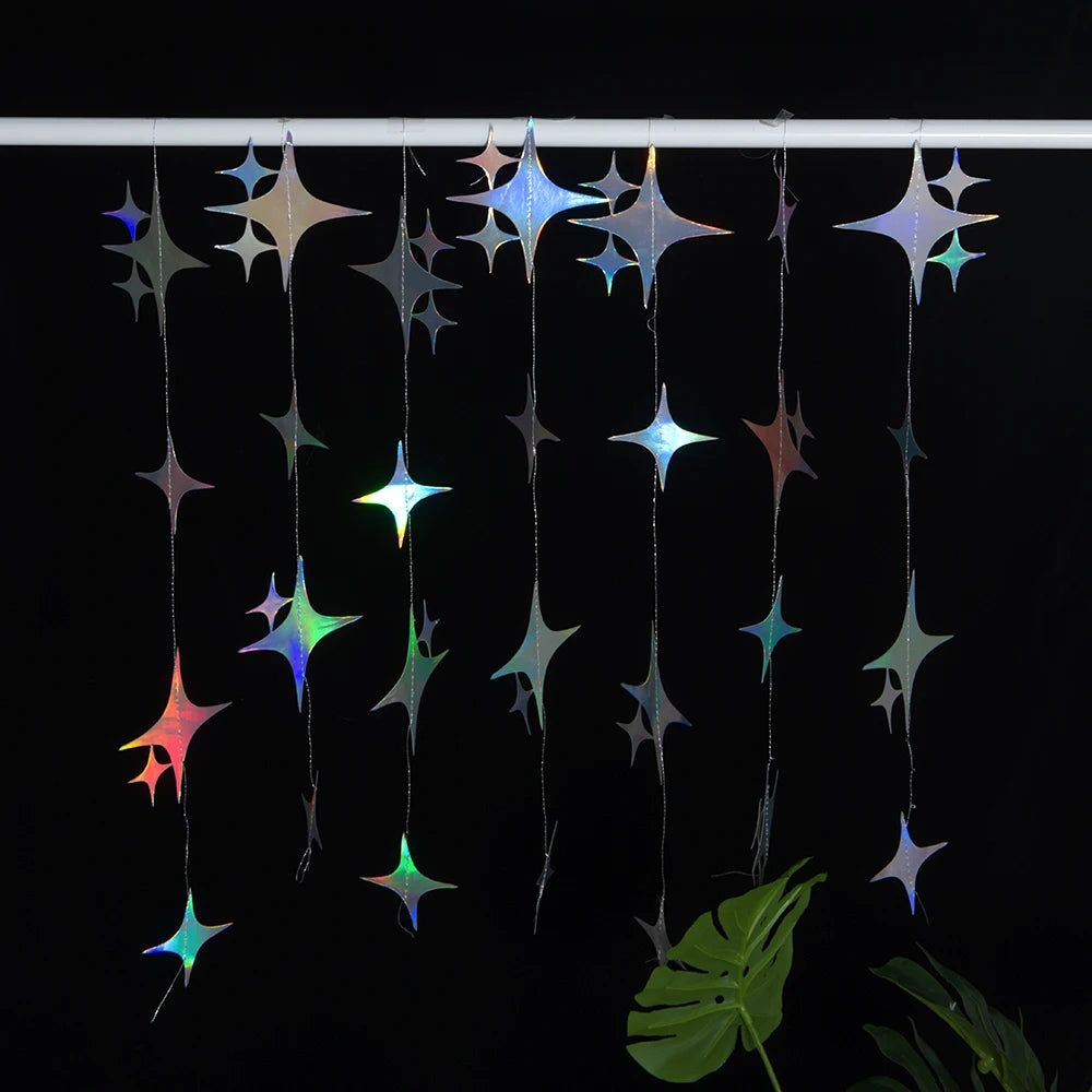 Star Hanging Decoration Pendant Set – Party & Wedding Decor