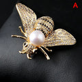 Insect Series Brooch Delicate Little Bee Brooches Crystal Rhinestone Pin Jewelry Oasis Select A