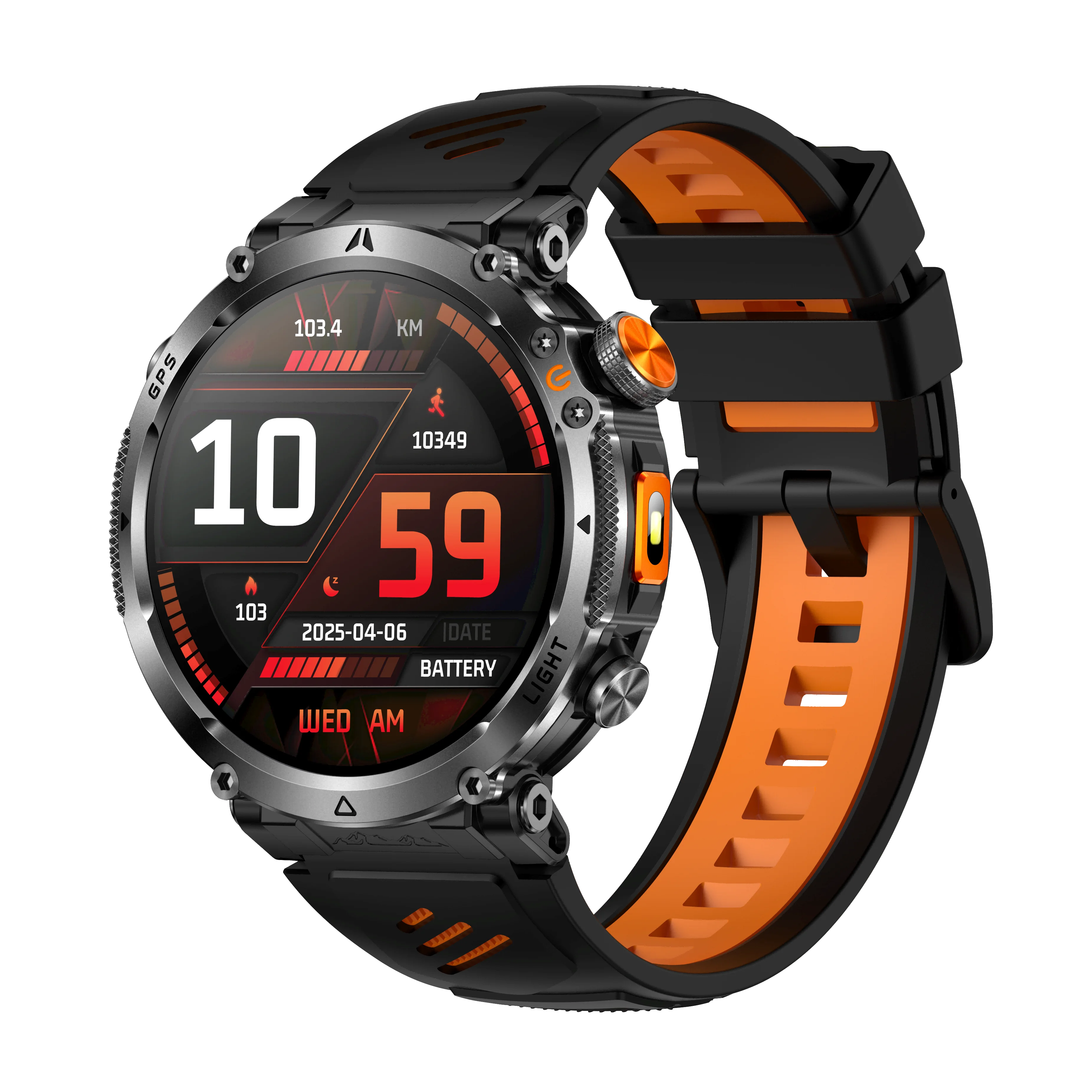 GPS Sports Smartwatch 1.7" HD Bluetooth Call Health Monitor