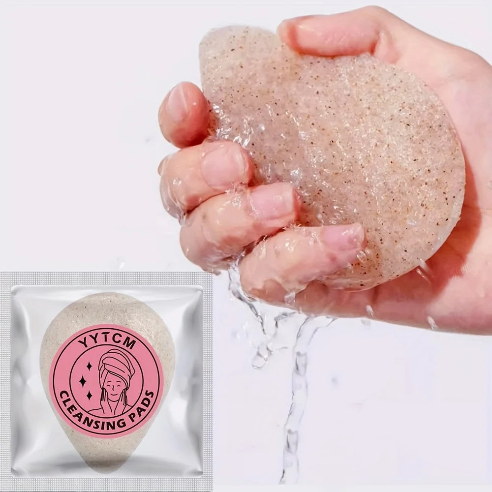 Walnut Konjac Face Sponge – Natural Cleansing & Makeup Remover Konjac Face Sponge Oasis Select