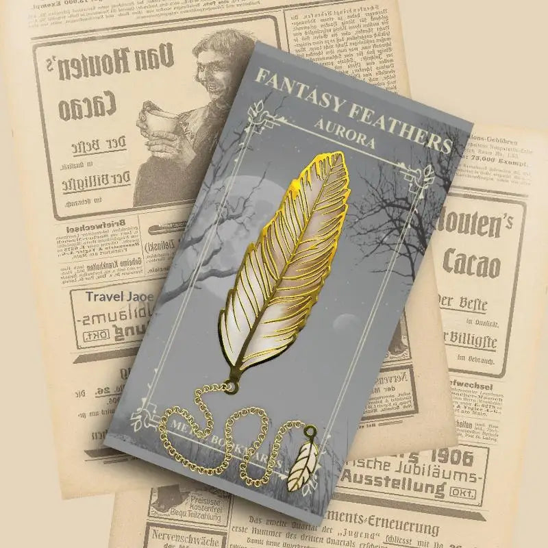 1Pcs Exquisite Book Page Divider Vintage Gold Stamped Metal Bookmark With Metal Chain Pendant Office Stationery Oasis Select A8