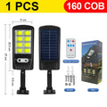 Super Bright 804 LED Solar Lights Outdoor Street Lamp Sunlight 3 modes IPX68 Waterproof Garden Lighting With Smart Motion Sensor Oasis Select HE321