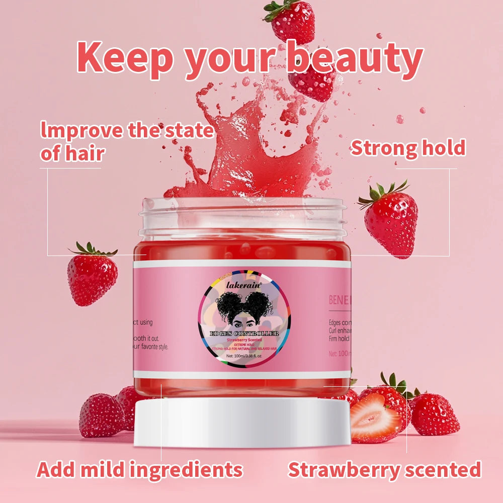 Edge Control Hair Gel – Strong Hold, No Flaking, Non-Greasy