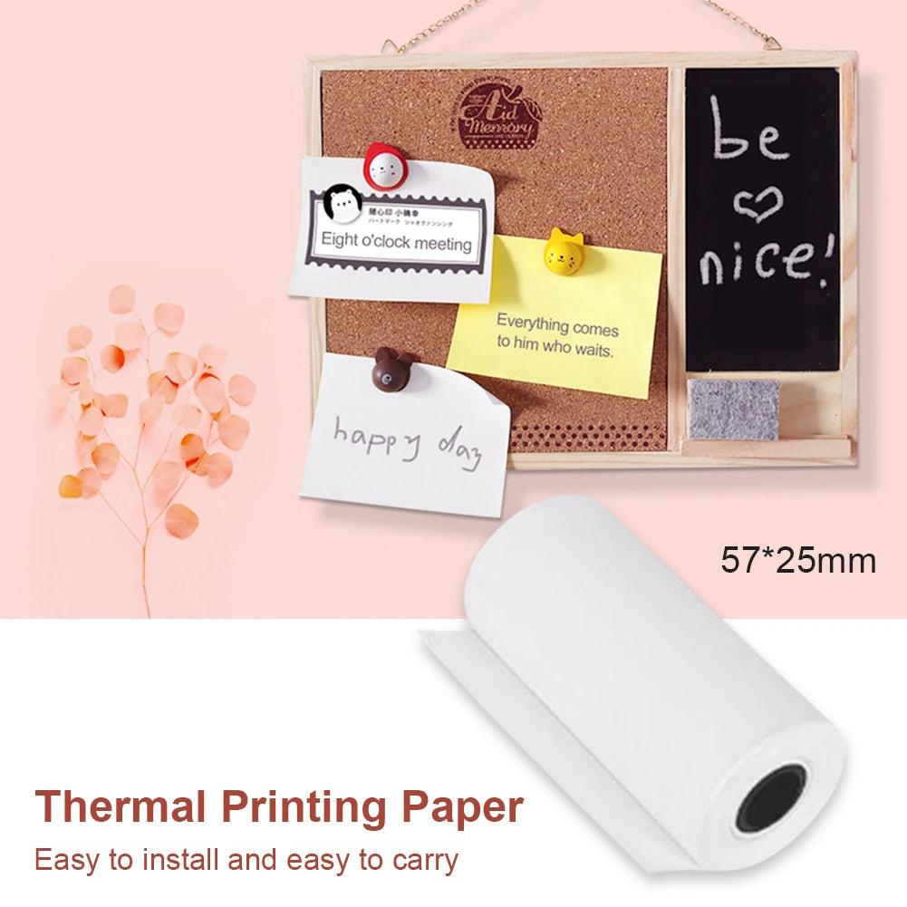 VODOOL 5-Roll 57x25mm Thermal Printer Paper – POS & Label Rolls Thermal Printer Paper Oasis Select