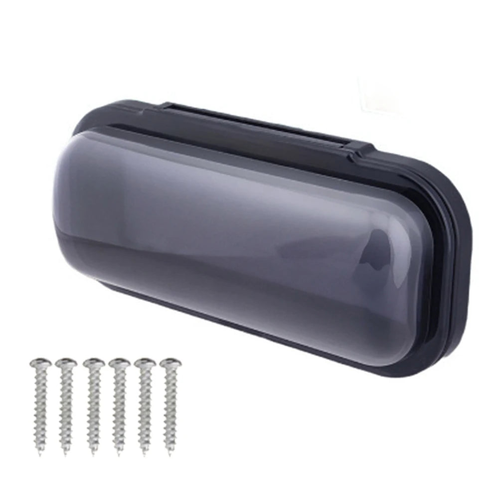 Water Resistant Marine Stereo Cover for Boat Radios Featuring Flipup Spring and Solid Construction for Durability and Protection Oasis Select
