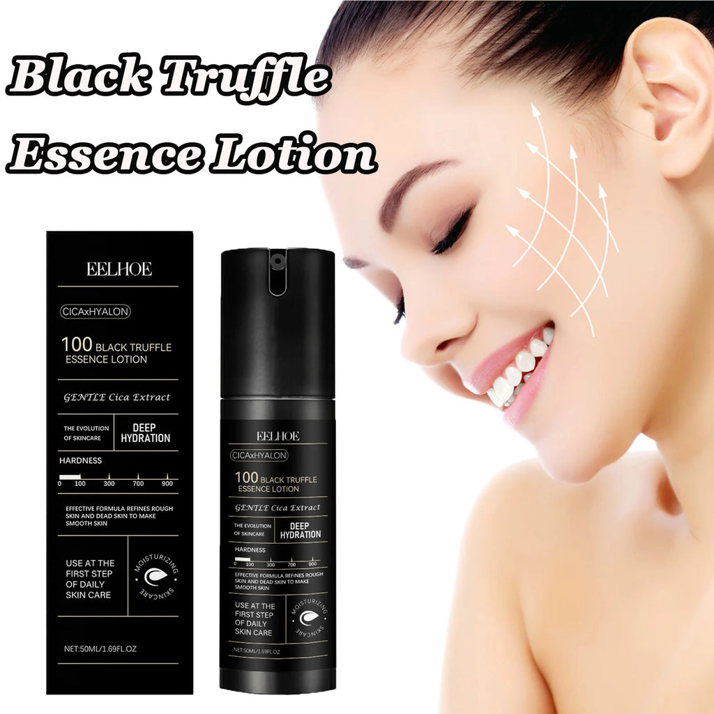Black Truffle Essence Lotion Firming Smooth Fade Fine Line Shrink Pores Improve Elasticity Brightening Tightening Face Cream Oasis Select