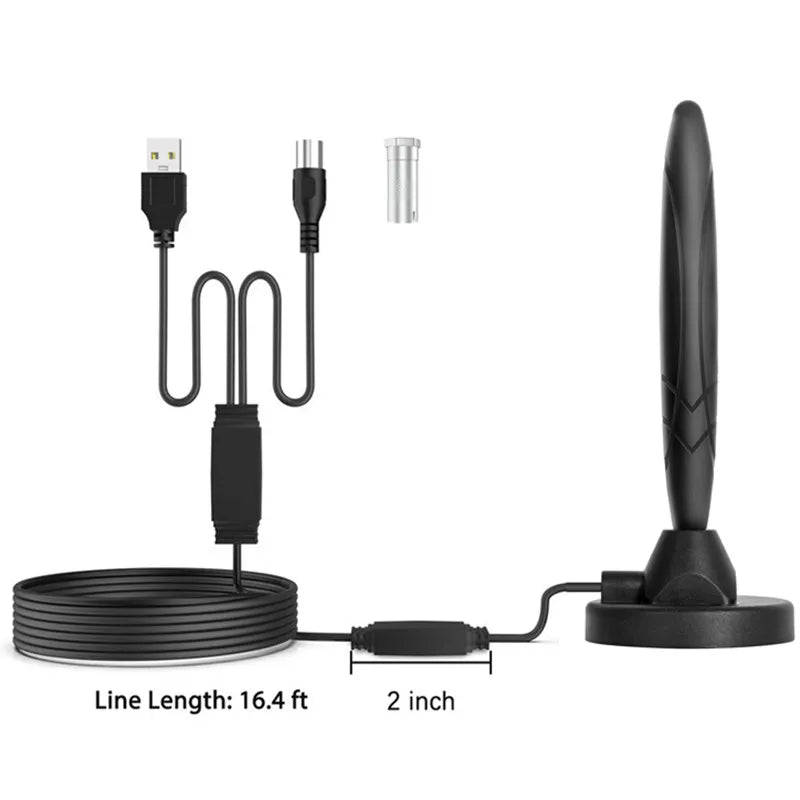 Dual-Amplification Magnetic USB Digital TV Antenna for DVB-T Terrestrial European And American Cross-Border Reception Oasis Select Default Title