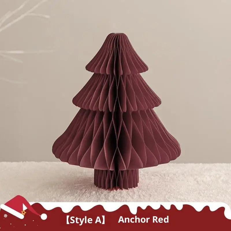 3D Honeycomb Christmas Ball Ornament – Foldable Paper Hanging