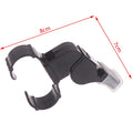 Black Plastic Pealess Finger Grip Sports Skate Soccer Football Referee Mouth Whistle Grip Whistle For Referees And Coaches Oasis Select one size