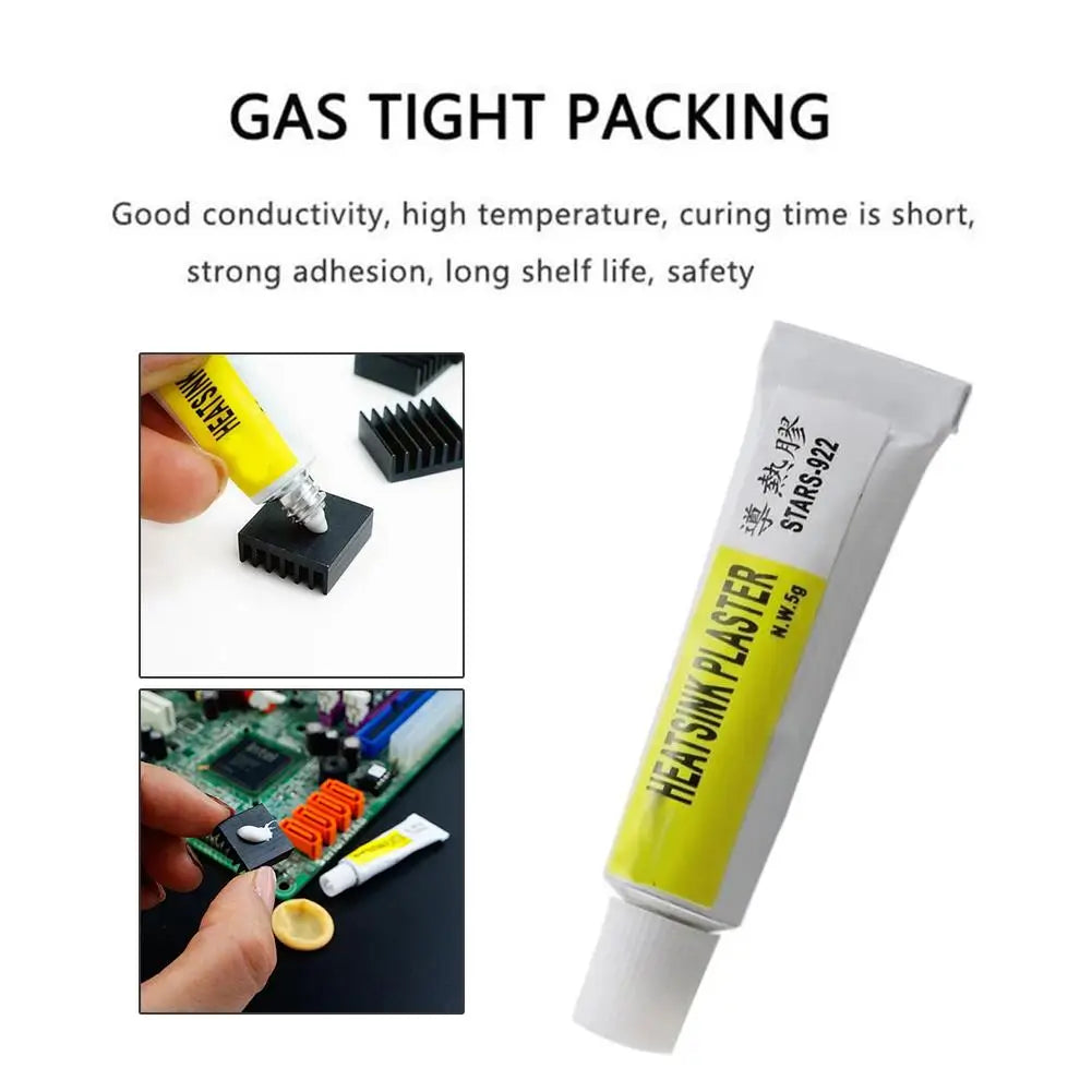 Thermal Heatsink Plaster Paste – CPU GPU LED IC Chip Cooler