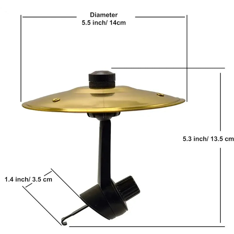 Car Crash Cymbal Air Vent Mini Drum Car Drum Cymbal Air Vent Car Hand-shooting Cymbals Musical Instrument For Car Interior Oasis Select