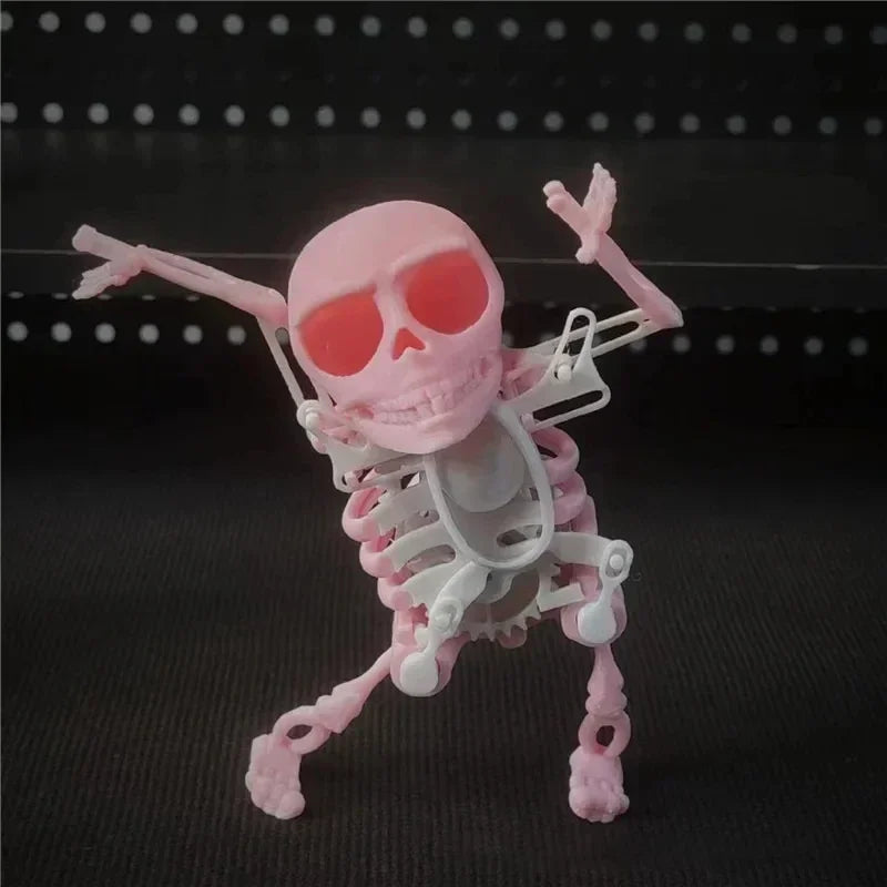 3D Skeleton Man Dancing Dancing Skull Ornament Dancing Ornament Sculpture Figurine Statue Home Office Decoration Gift Oasis Select