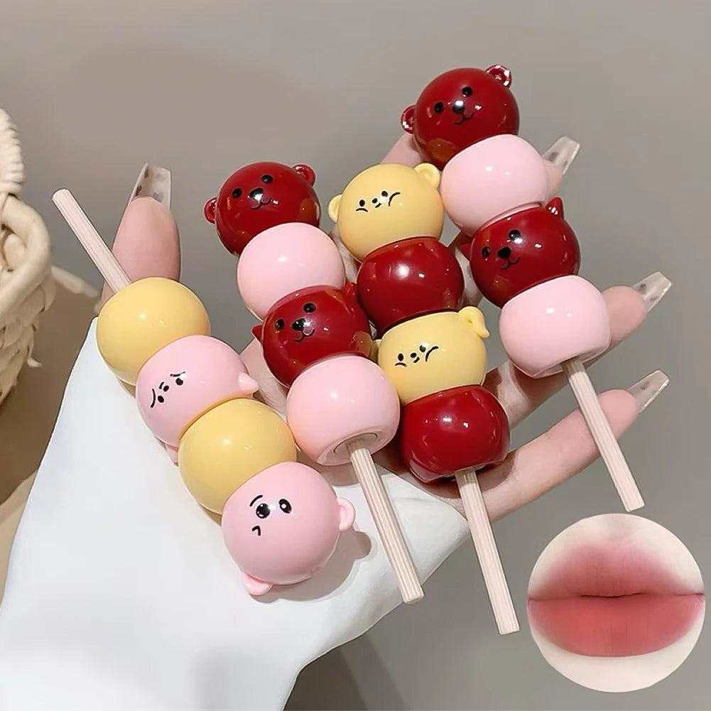 1Pc Candy-shaped Lipstick Velvet Matte Non-Stick Cup Lipstick Long Lasting Nourishing Texture Makeup Lip Tint Oasis Select