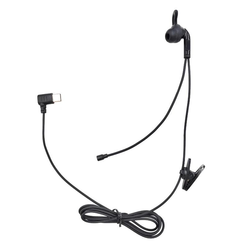 New Sale 1Pcs For V6 Pro V4C Plus Q8 F6 V7 Judge Ear Intercom Headset Type-C USB-C Interface Referee In-Ear Earphones Oasis Select