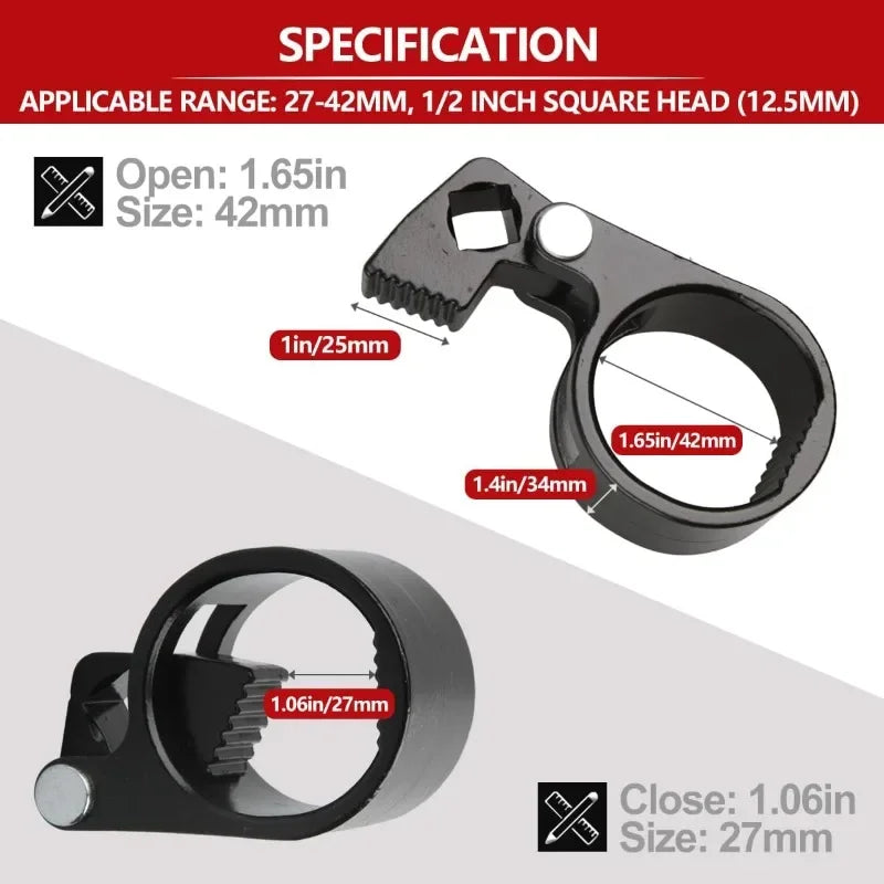 27-42mm Universal Steering Ball Head Extractor Remover Suitable for Car Chassis Rocker Arm Removal Installation Car Accessories Oasis Select