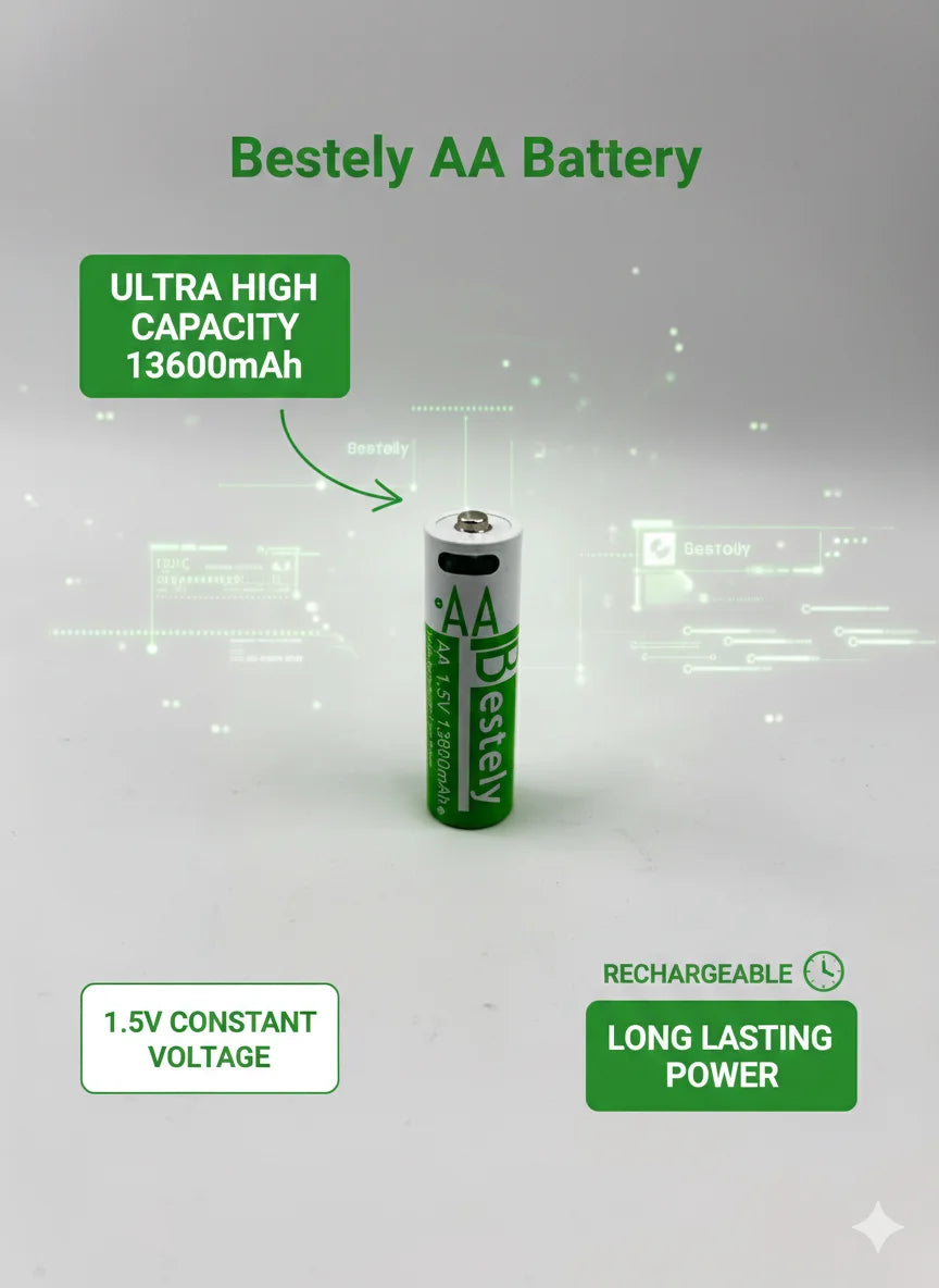 Hot selling AA 1.5V Constant Voltage, High Capacity ,Long Cycle USB-C Rechargeable BAT for Camera/Controller/Toys/Device Oasis Select
