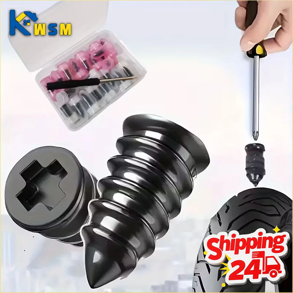 20-100PCS Car Tire Repair Nails Quick Fix Mushroom Plug Kit for Motorcycle and Electric Vehicle Vacuum Tires Car Repair Tool Oasis Select