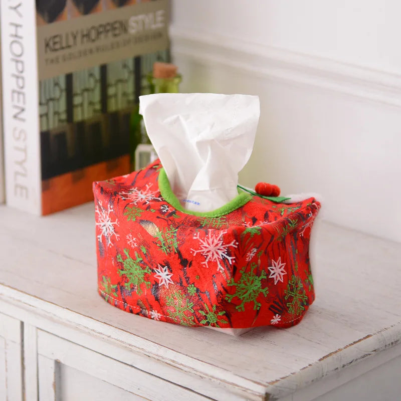 Christmas Decorative Tissue Paper Covers Christmas Desktop Ornaments Atmosphere Decoration Christmas Supplies Oasis Select