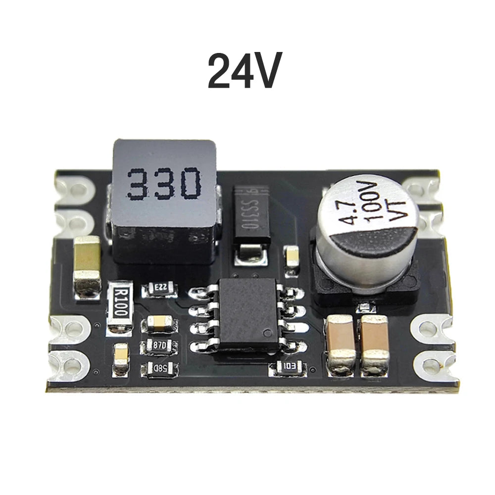 DC-DC Step Down Power Supply Module 2A DC 6-100V to 5V 9V 12V 24V Mini Buck Board Converter Multifunction High Voltage Regulator Oasis Select 24V