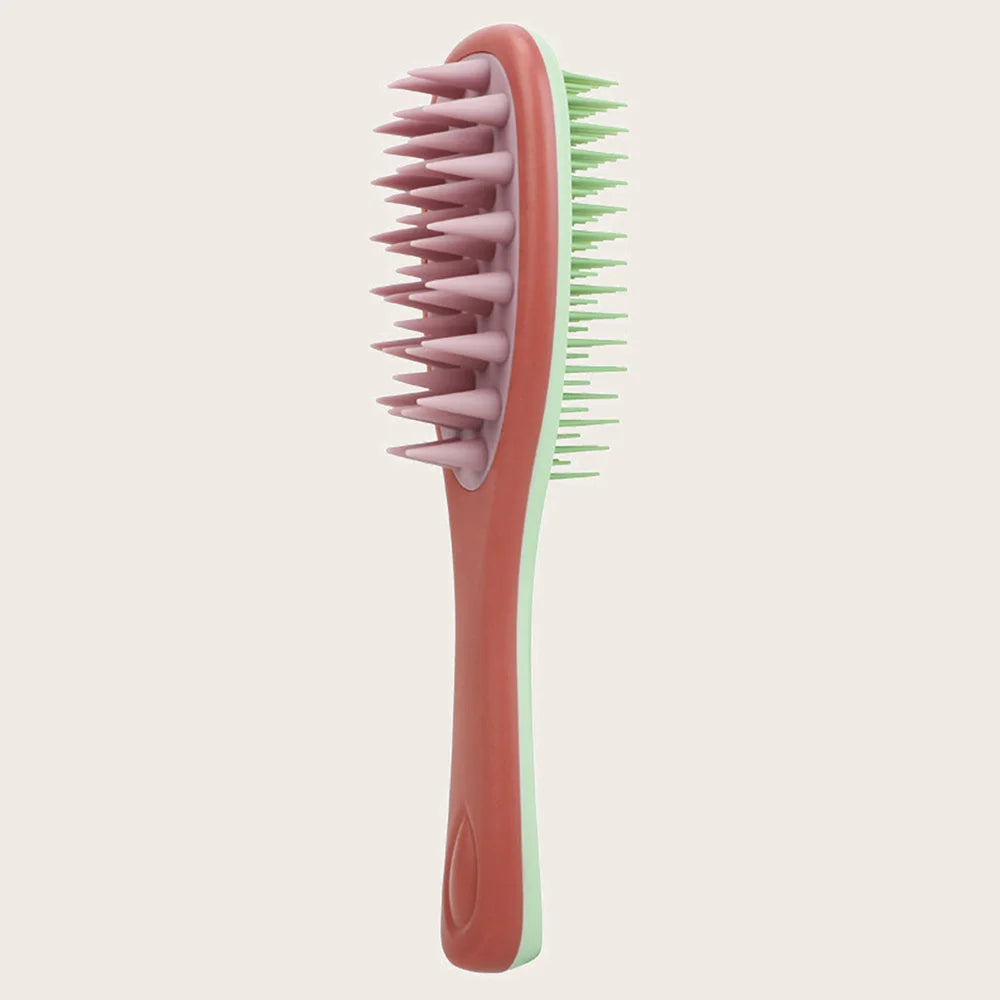 Long Handle Scalp Massage Shampoo Brush & Hair Detangler Comb Scalp Massage Brush Oasis Select orange1