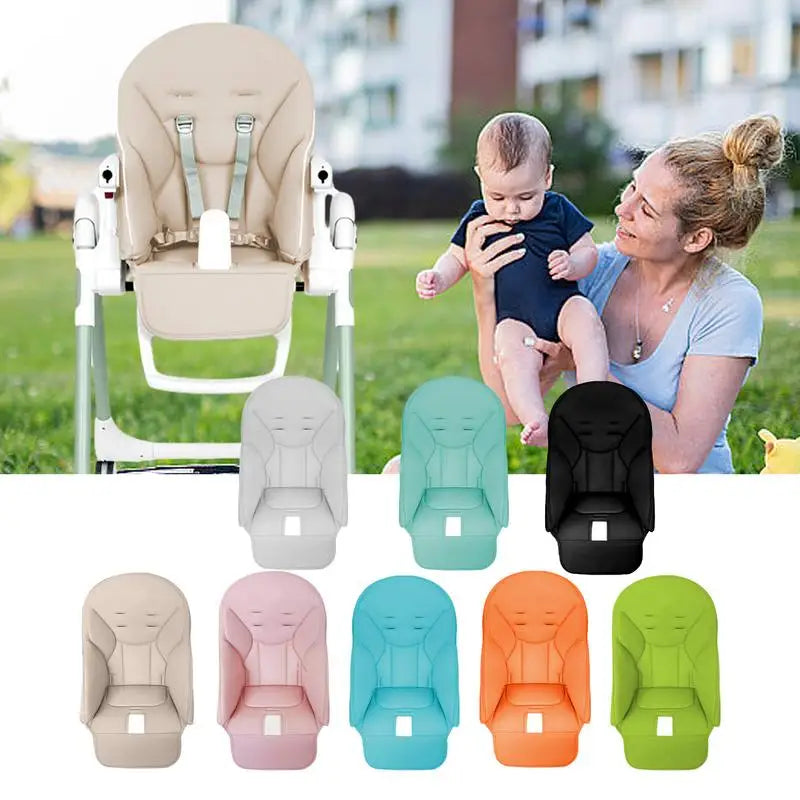 Baby PU Leather Dining Chair Cover Soft Seat Cover Comfortable for PegPerego Siesta Zero3 Baoneo Kosmic Jane Oasis Select