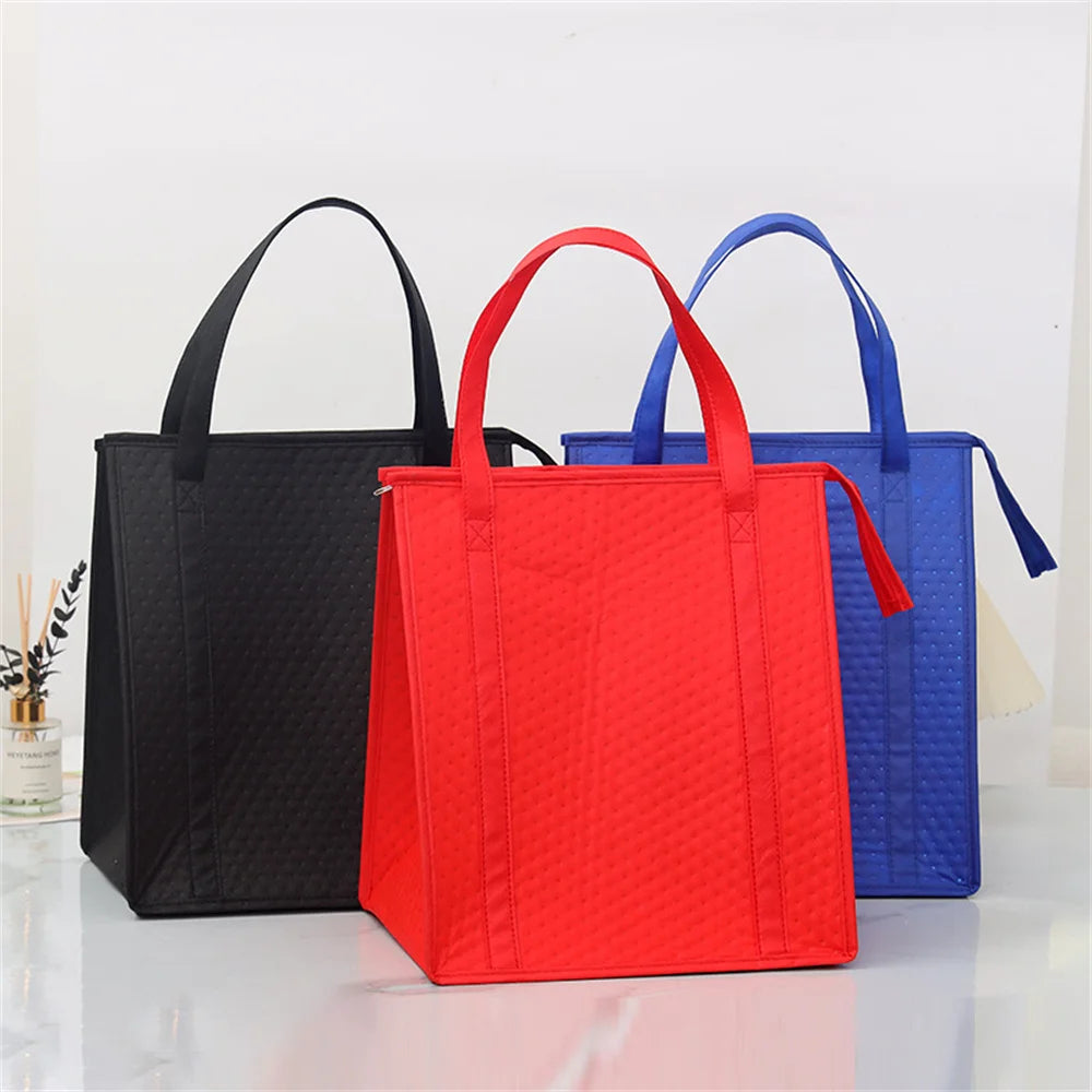 1PC Portable Lunch Cooler Beer Delivery Bag Folding Insulation Picnic Ice Pack Food Tote Thermal Bag Drink Carrier Insulated Bag Oasis Select
